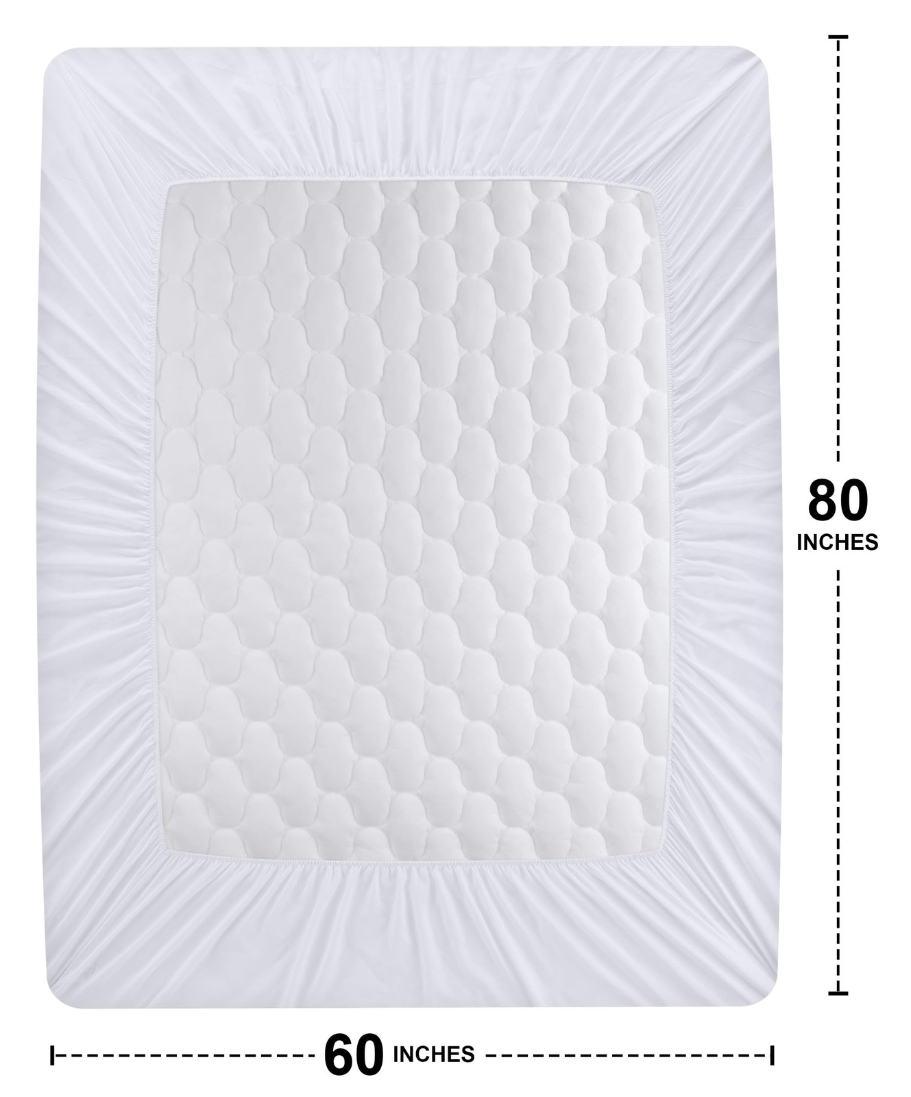 Utopia Bedding Waterproof Mattress Protector, Queen (Pack of 1), White
