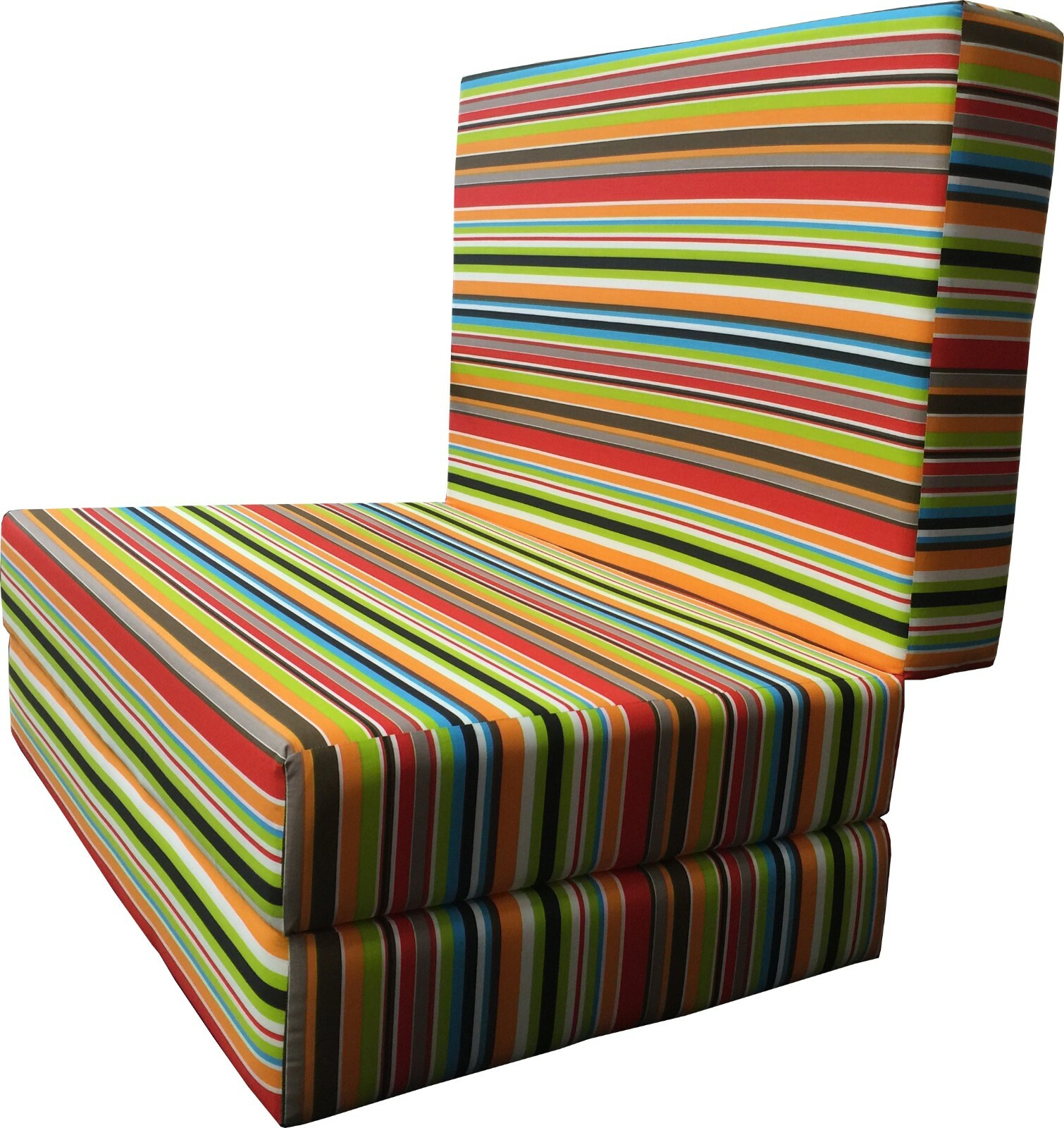 Queen Trifold Foam Beds, Folding Mattresses, Ottoman, RV Mattress, Multi Colors