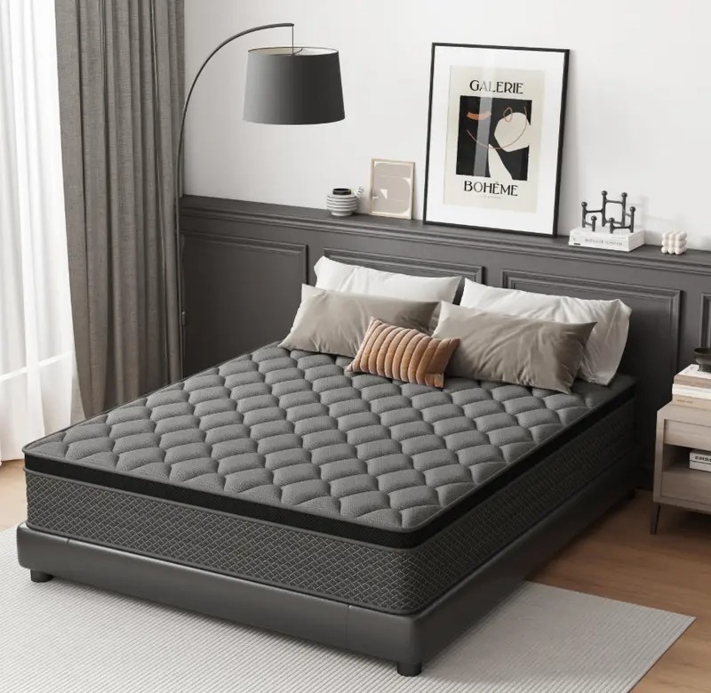 12 Inch Hybrid Mattress Cooling Gel Memory Foam Pocket Spring Twin Bed In Box