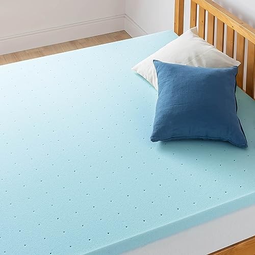 Best Price Mattress 2.5 Inch Ventilated Memory Foam Mattress Topper, Cooling Gel