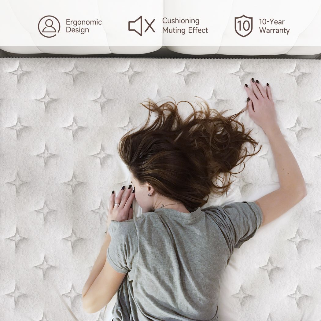12″14″ Twin Full Queen King Size Mattress Memory Foam Hybrid Spring Bed in a Box