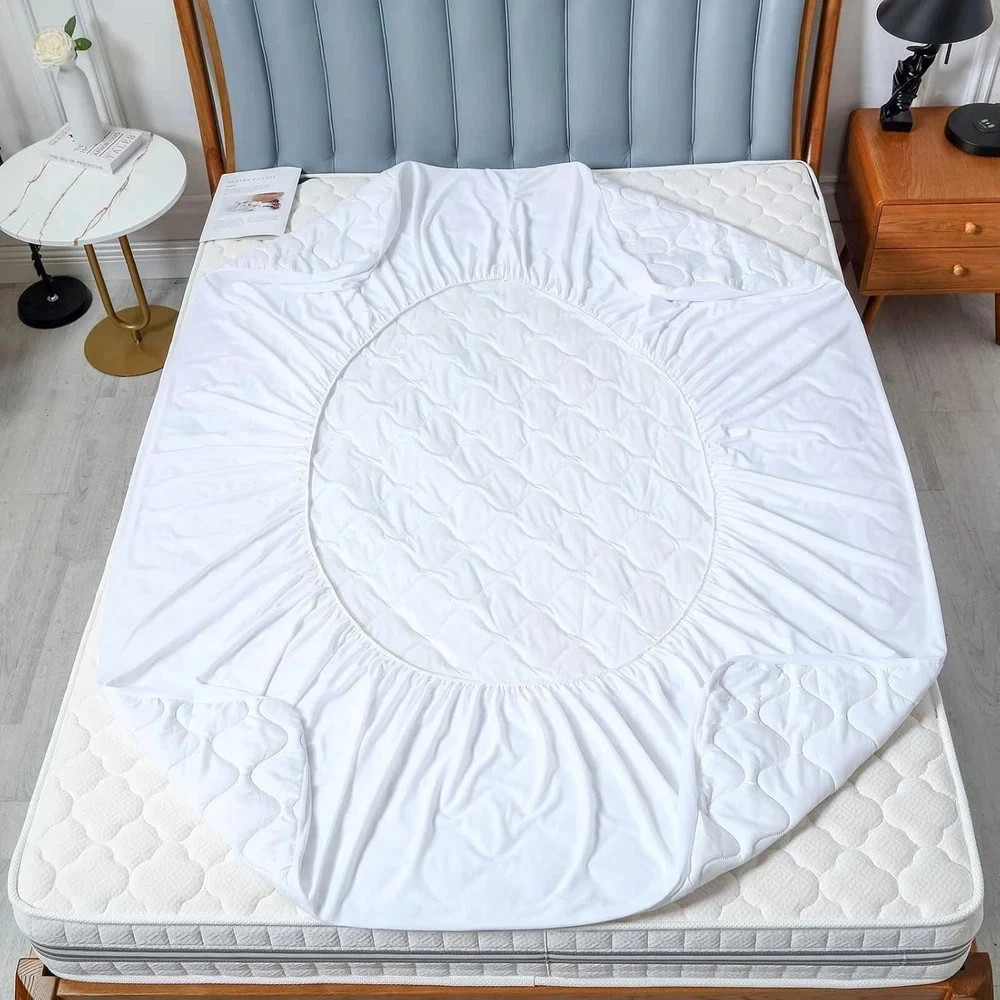 Quilted Waterproof RV Short Queen Mattress (60×75), White