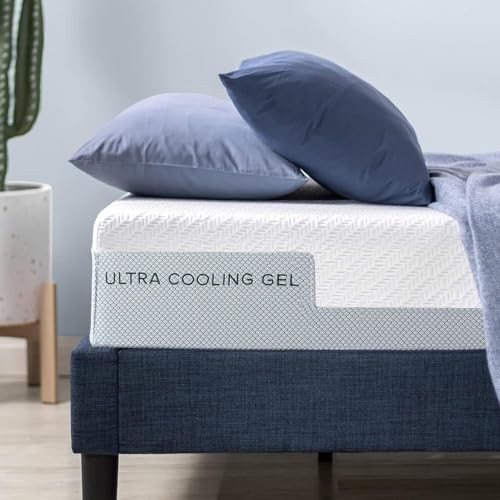 Zinus 8 Inch Ultra Cooling Gel Memory Foam Mattress, King, ZU-MFGNU1-08K