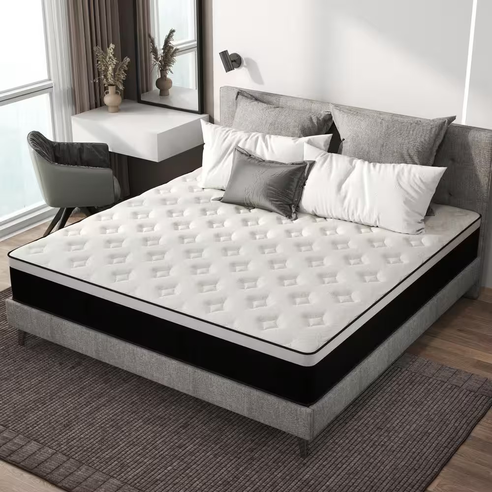 Soft Queen Medium Memory Foam 14 In. Bed-In-A-Box Mattress