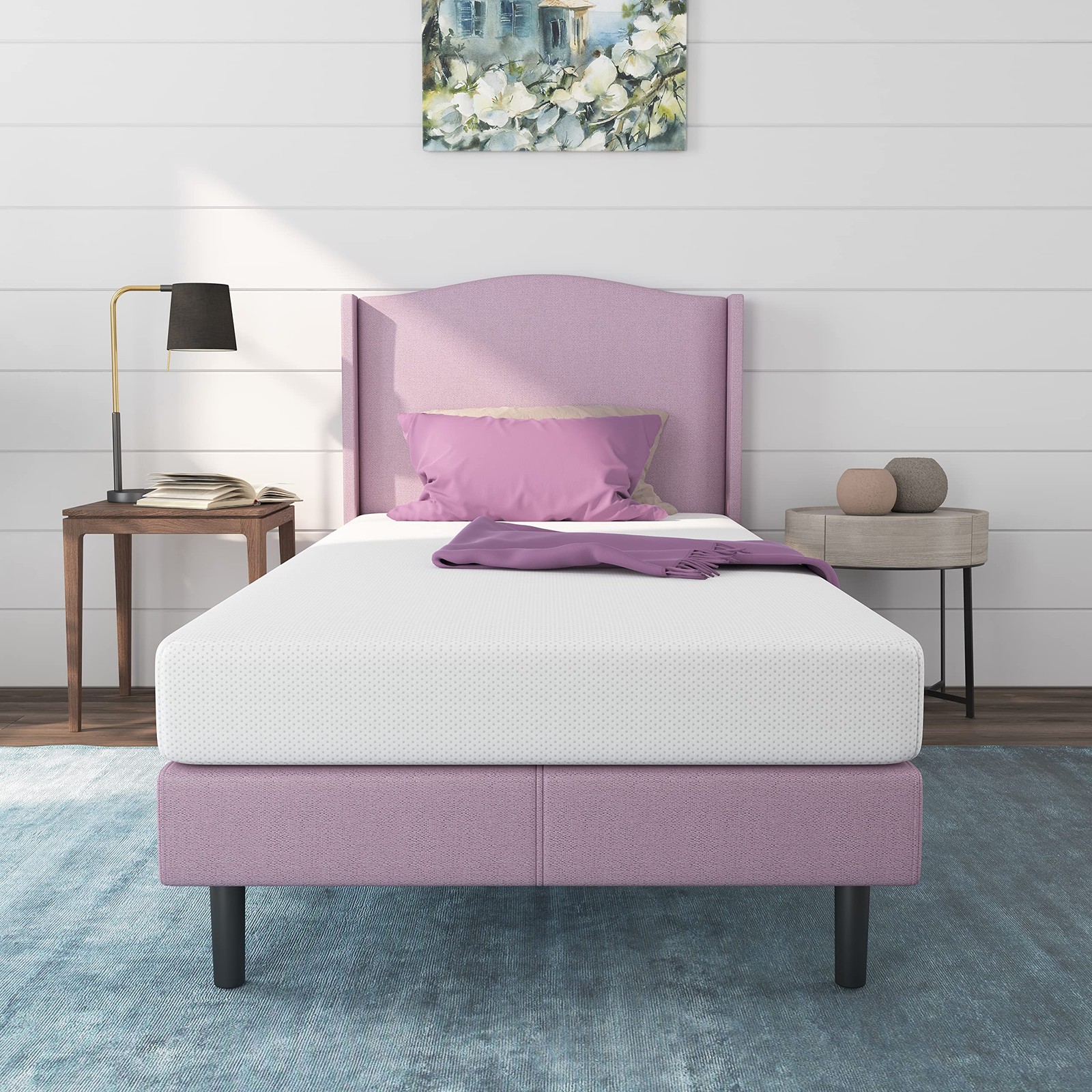 5 Inch Rainbow Memory Foam Youth White Mattress for Kids Room/Day-Trundle-Bun…