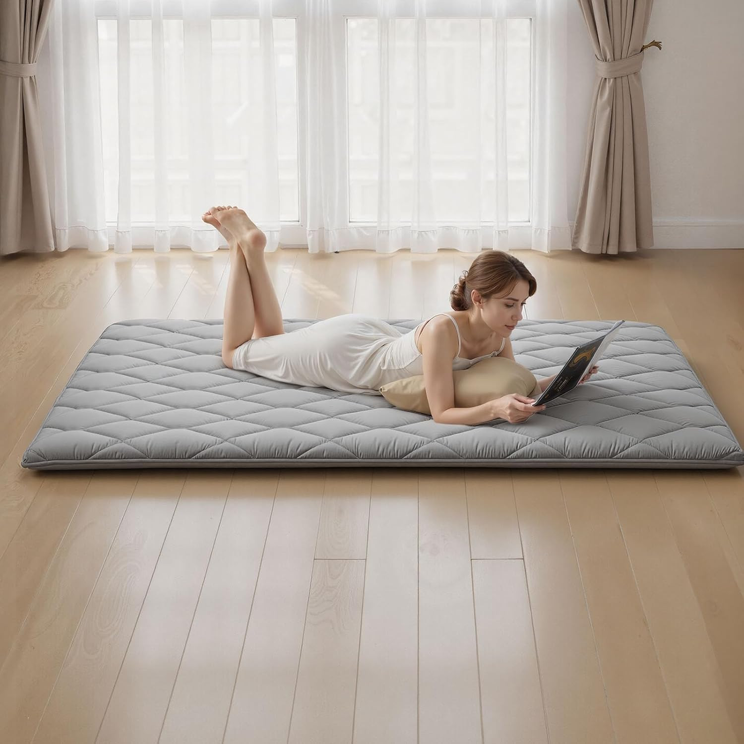 Japanese Floor Mattress, Futon Mattress, 100% High Density Comfortable Foam, Fol