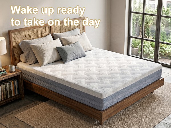 10 Inch Queen Size Mattress for Back Pain Relief, CertiPUR US Certified Foams