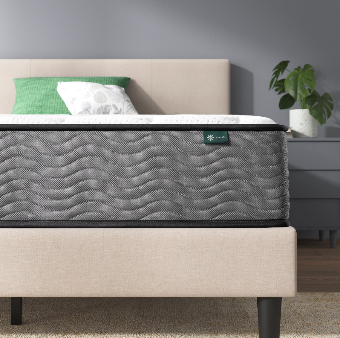 10″ Queen Hybrid Mattress Memory Foam Medium Firm Bed Colchon Queen Dormir Sleep
