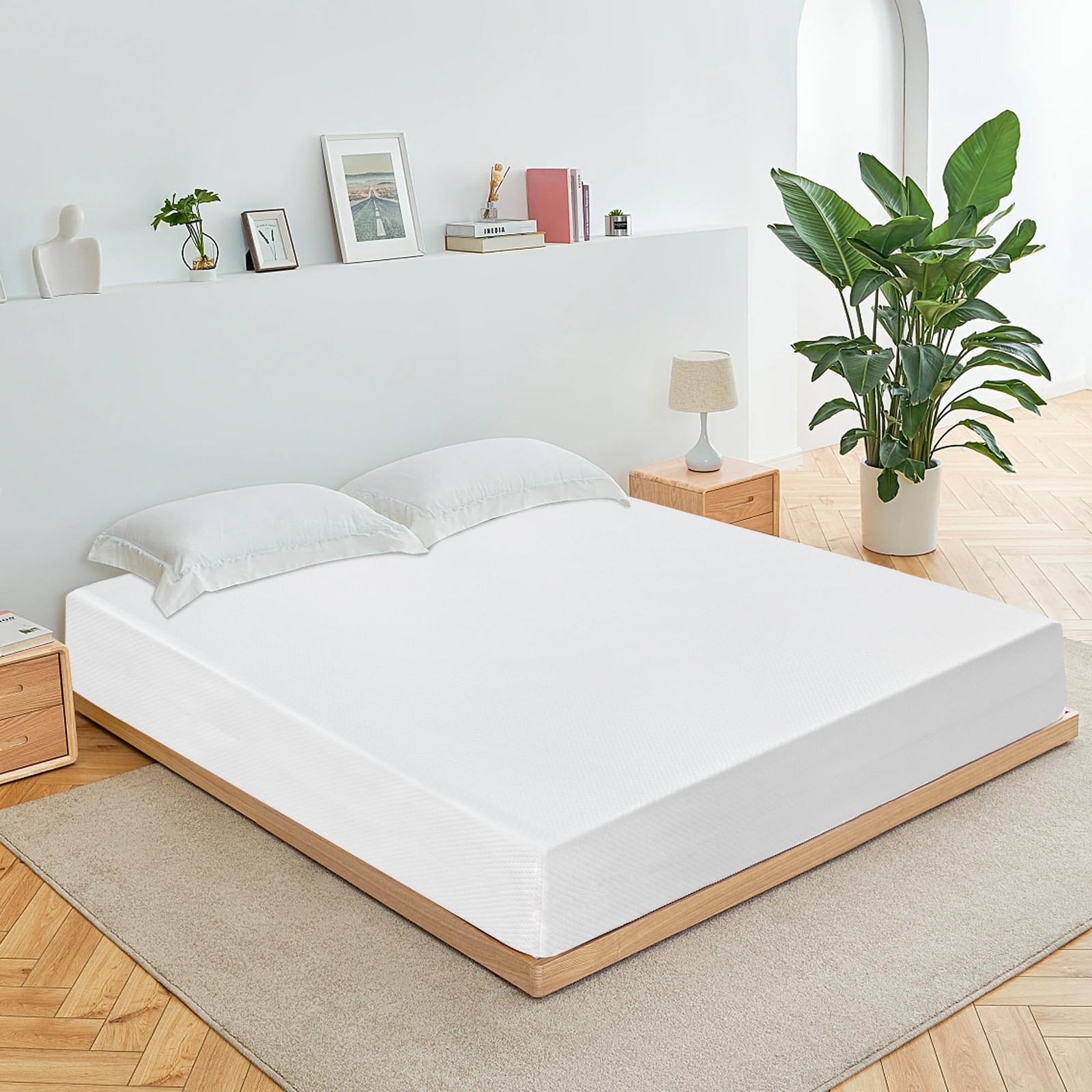 12 Inch Gel Memory Foam Mattress for Cool Sleep & Pressure Relief, Medium Fir…