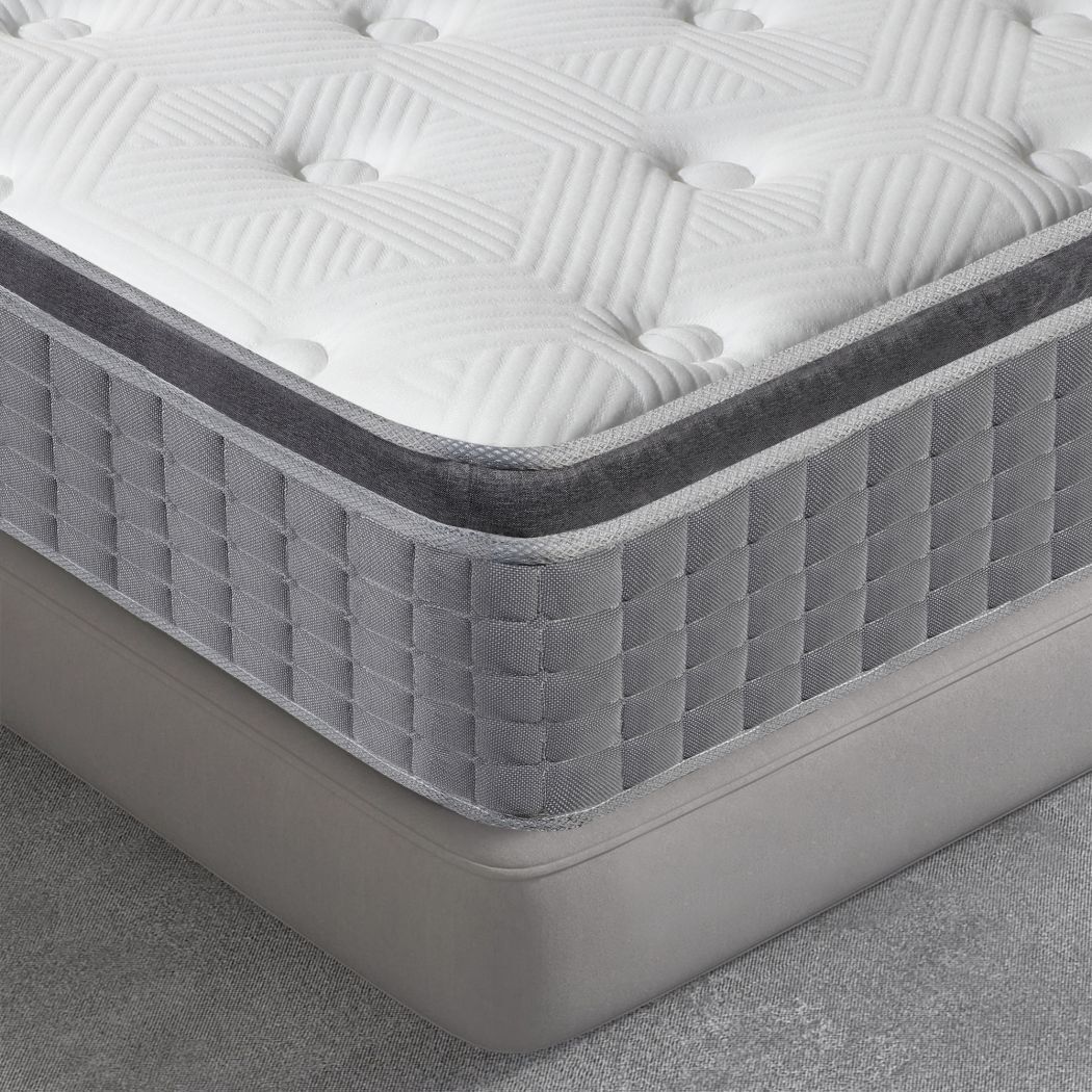 MICOOLS Mattress 14″ Twin Full Queen King Size Luxury Hybrid Mattress in a box