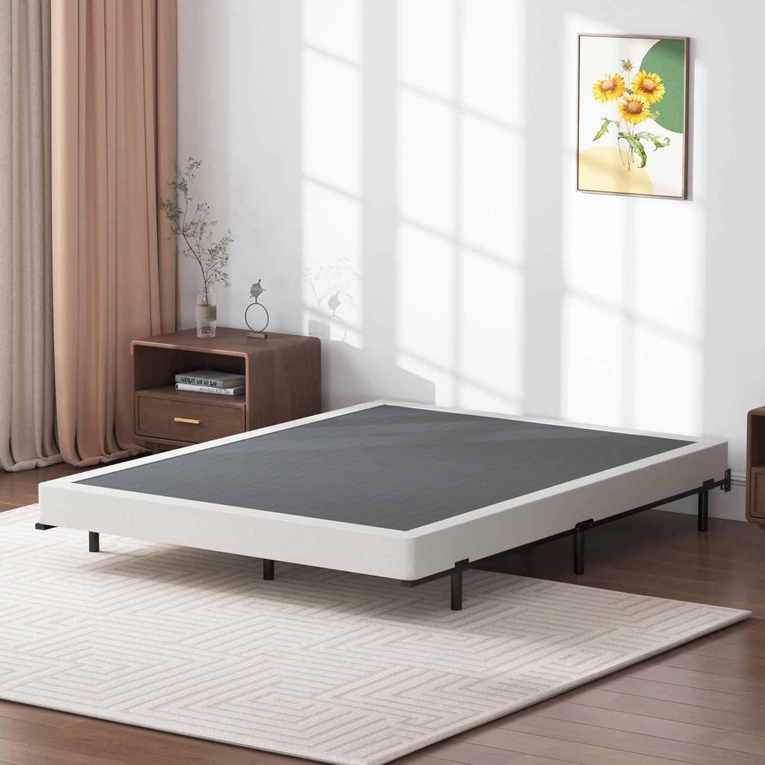 Box Spring Full 3 Inch Heavy Duty Low Profile Metal Box Springs Full Bed Home