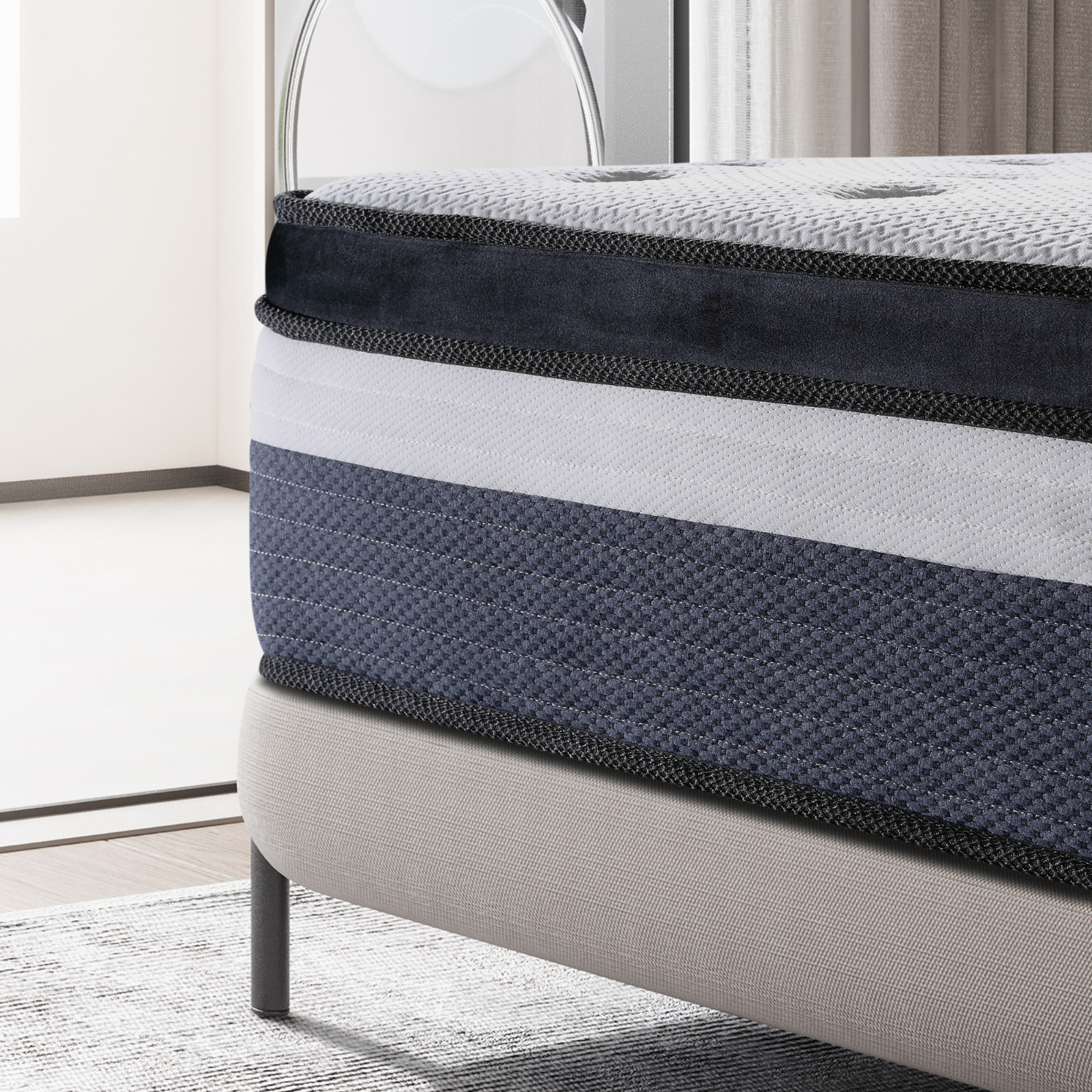 Classic 10-Inch Mattress in a Box: CertiPUR-US Certified, Coil Spring Support