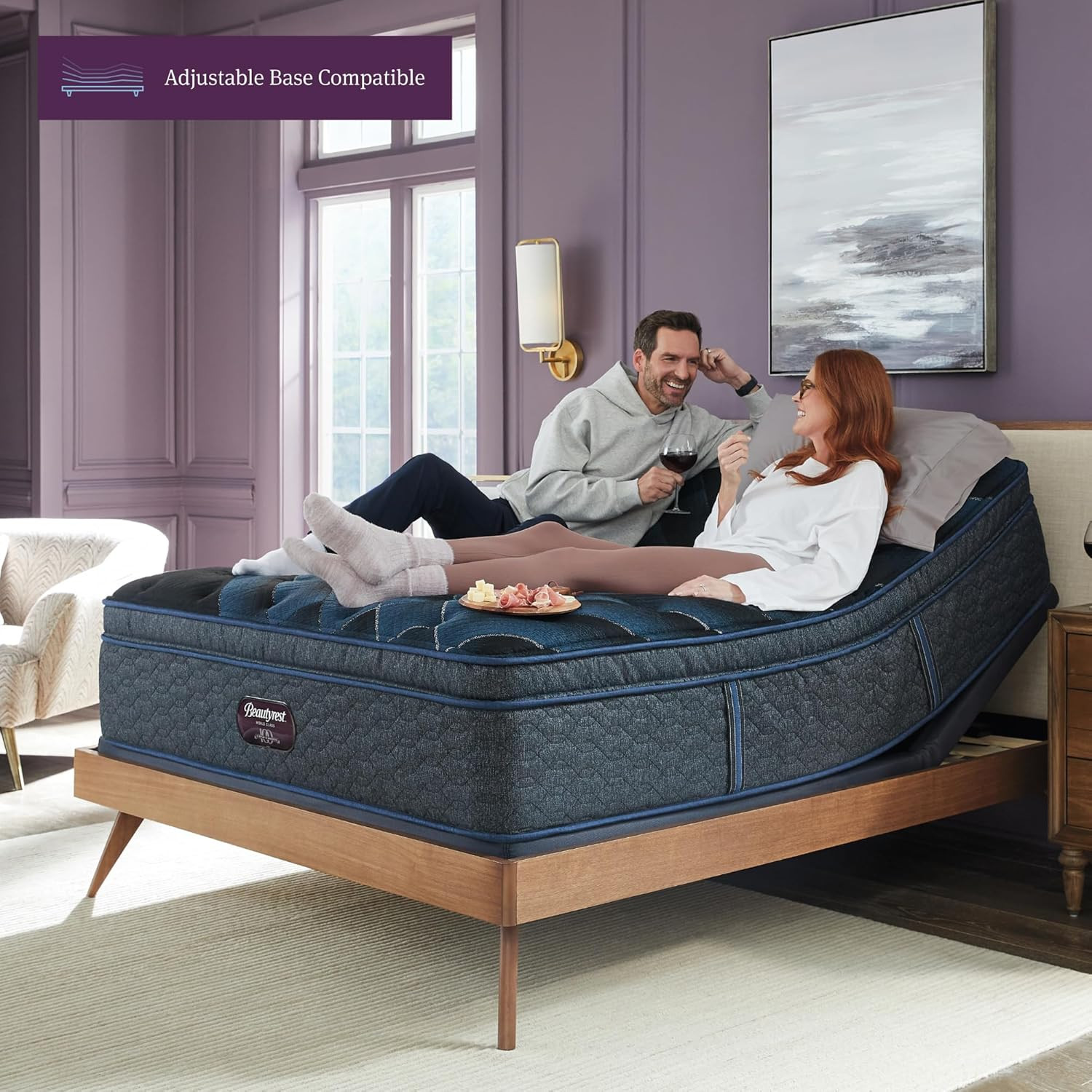 King Size 15″ Medium Mattress – Durable Support, Cooling, 100 Night Trial
