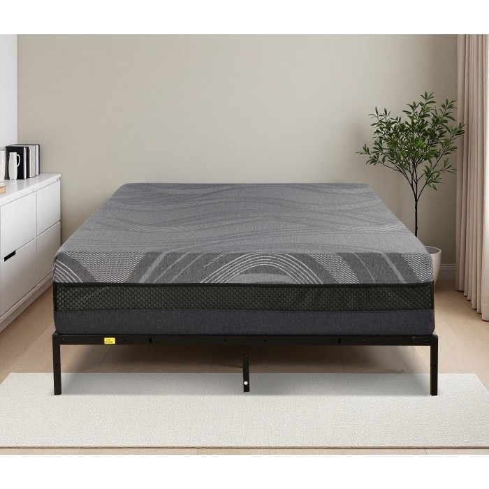 Queen Size 14 Inch Gel Memory Foam Mattress, Plush Bed Mattress in a Box