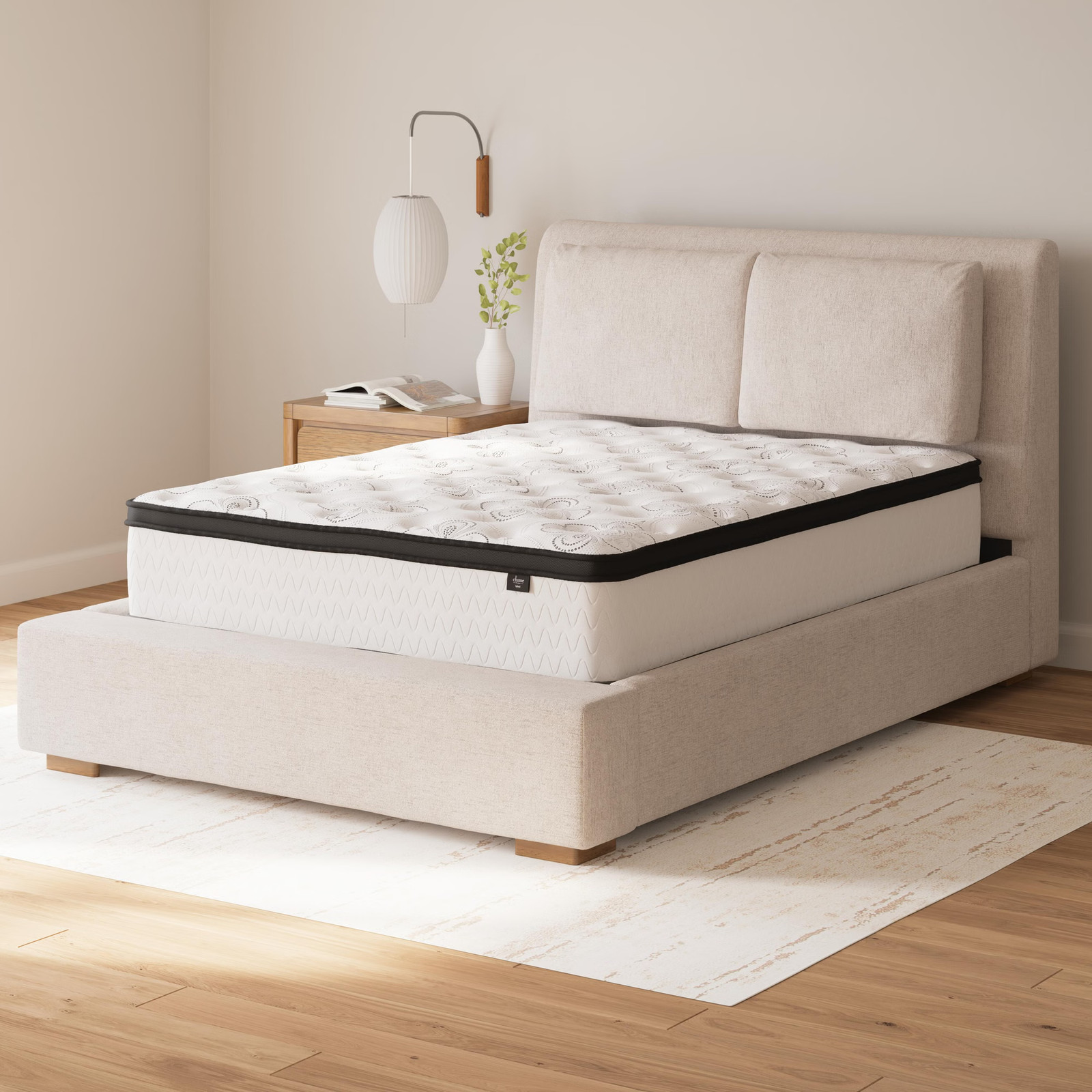 Signature Design by Ashley Chime 12 Inch Hybrid California King Mattress in a B