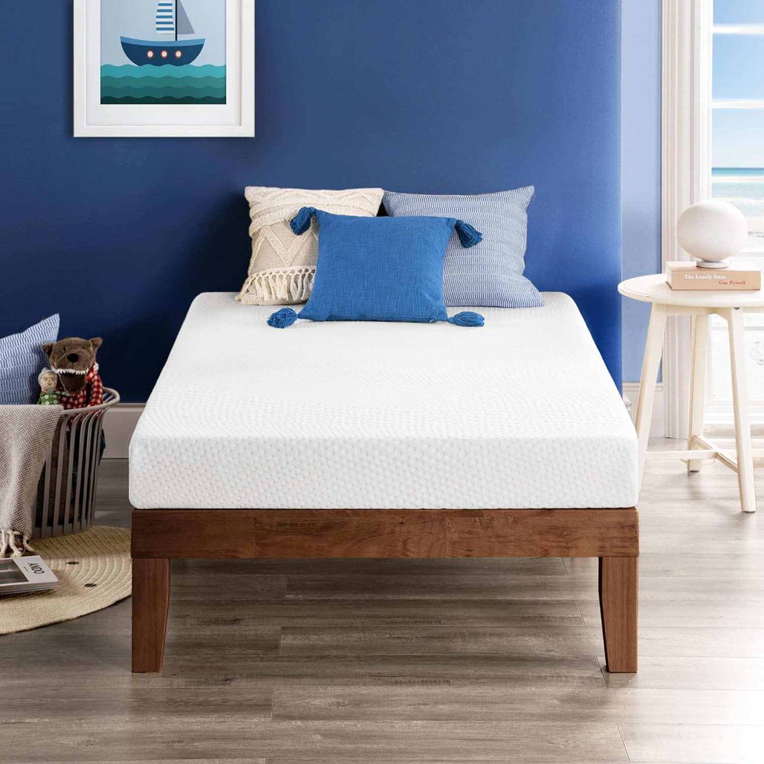 5 Inch Twin Mattress, Cooling Gel Memory Foam Mattress for Kids and Adults, Medi