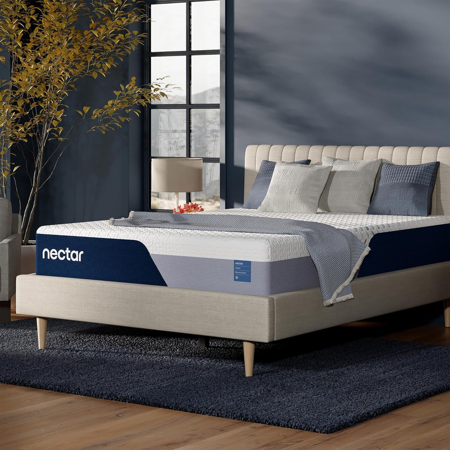 Classic 12” Twin XL Mattress – Medium Firm – Contouring Memory Foam – Cooling To