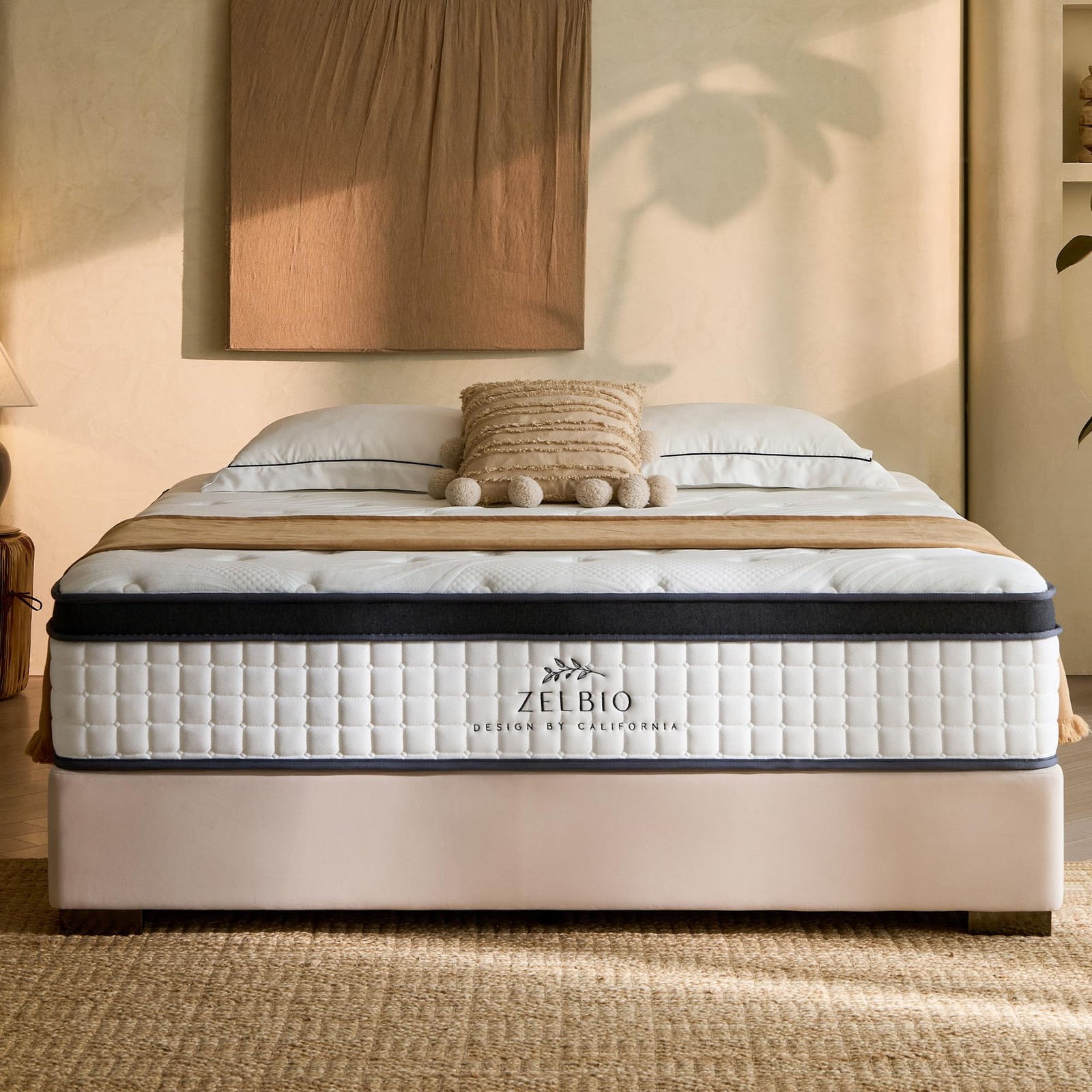 12 Inch Twin XL Mattress Hybrid, CertiPUR-US Gel Memory Foam with Pocket Spri…