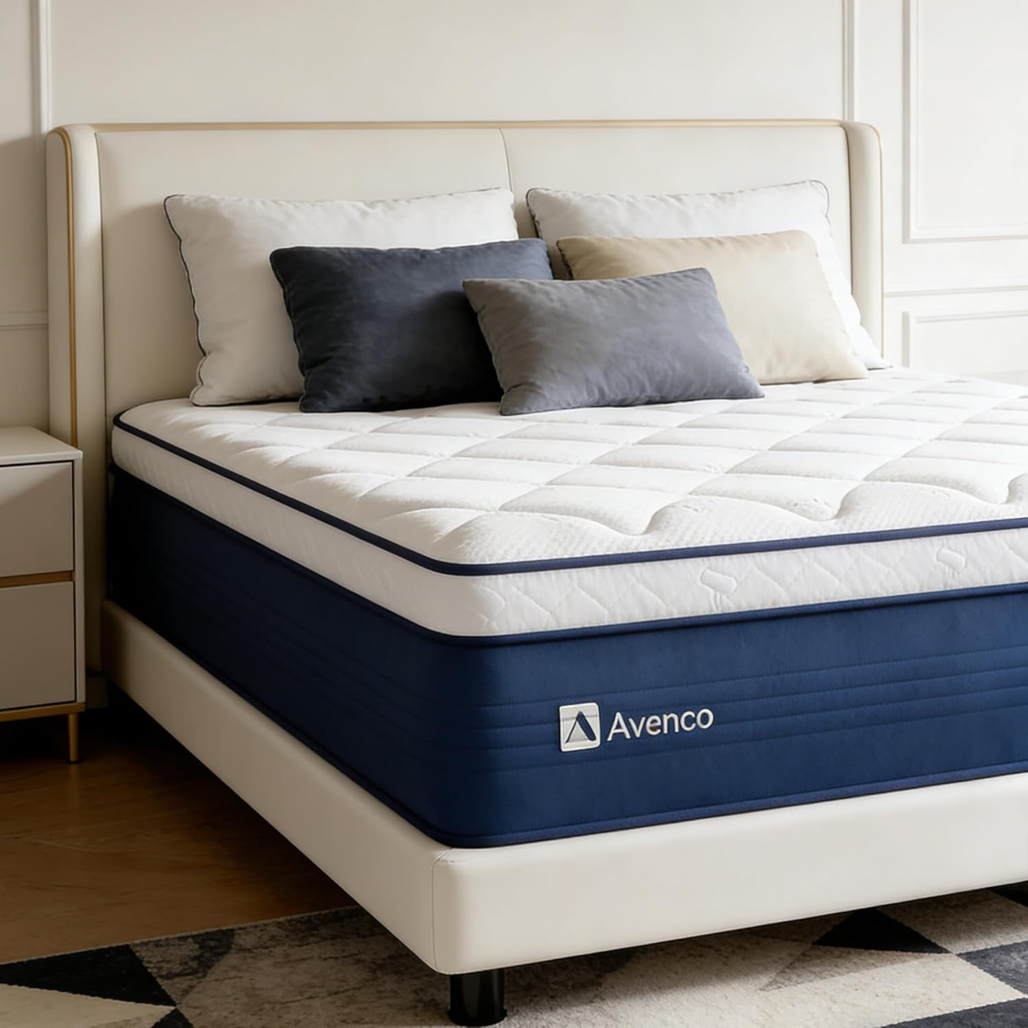 14 Inch Queen Mattress in a Box, Hypoallergenic & Back Pain Relief, Hybrid Queen
