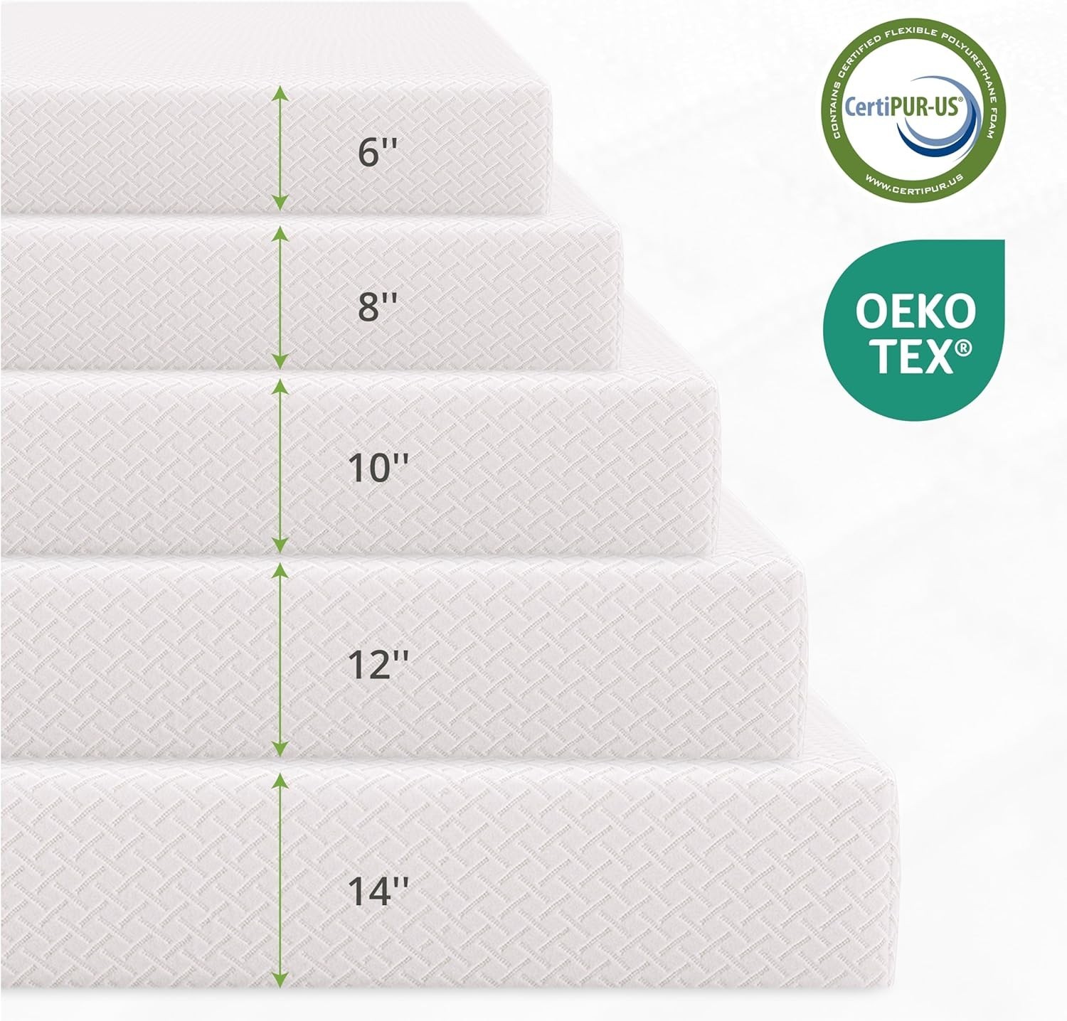 Cooling Gel Infused Twin XL Memory Foam Mattress – 10 Inch Comfort & Durability