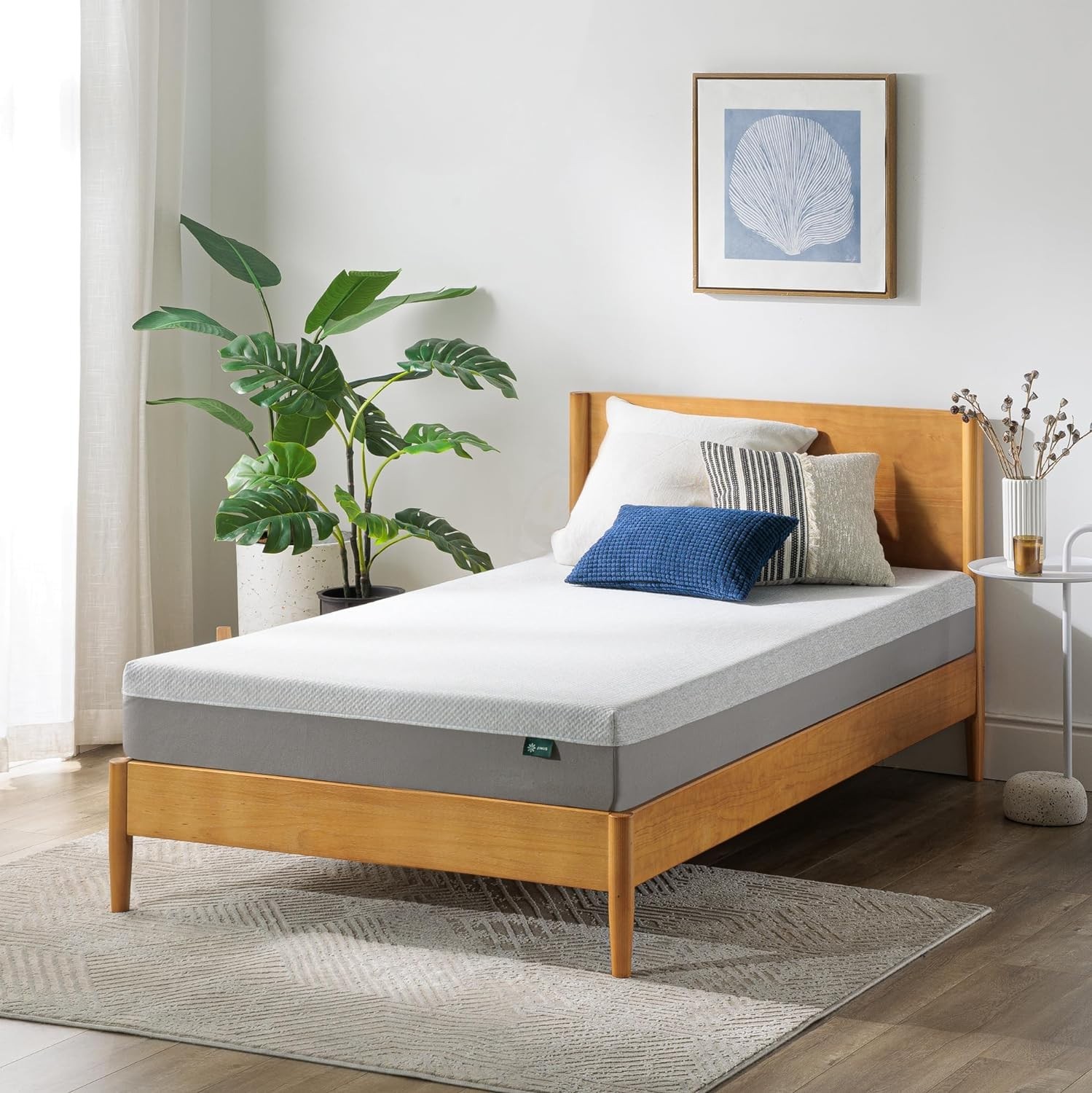 6 Inch Twin Memory Foam Mattress Medium Firm Breathable Eco Friendly Design