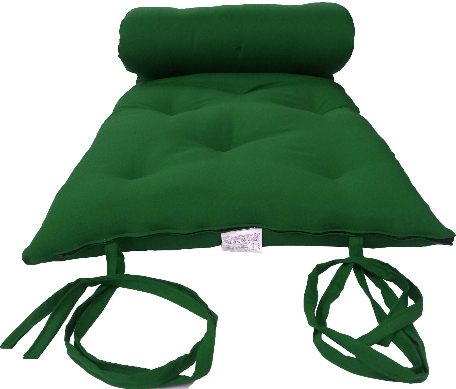 Full Floor Rolling Futon Mattresses Cotton/Foam, 3 x 54 x 80 Mats, Hunter
