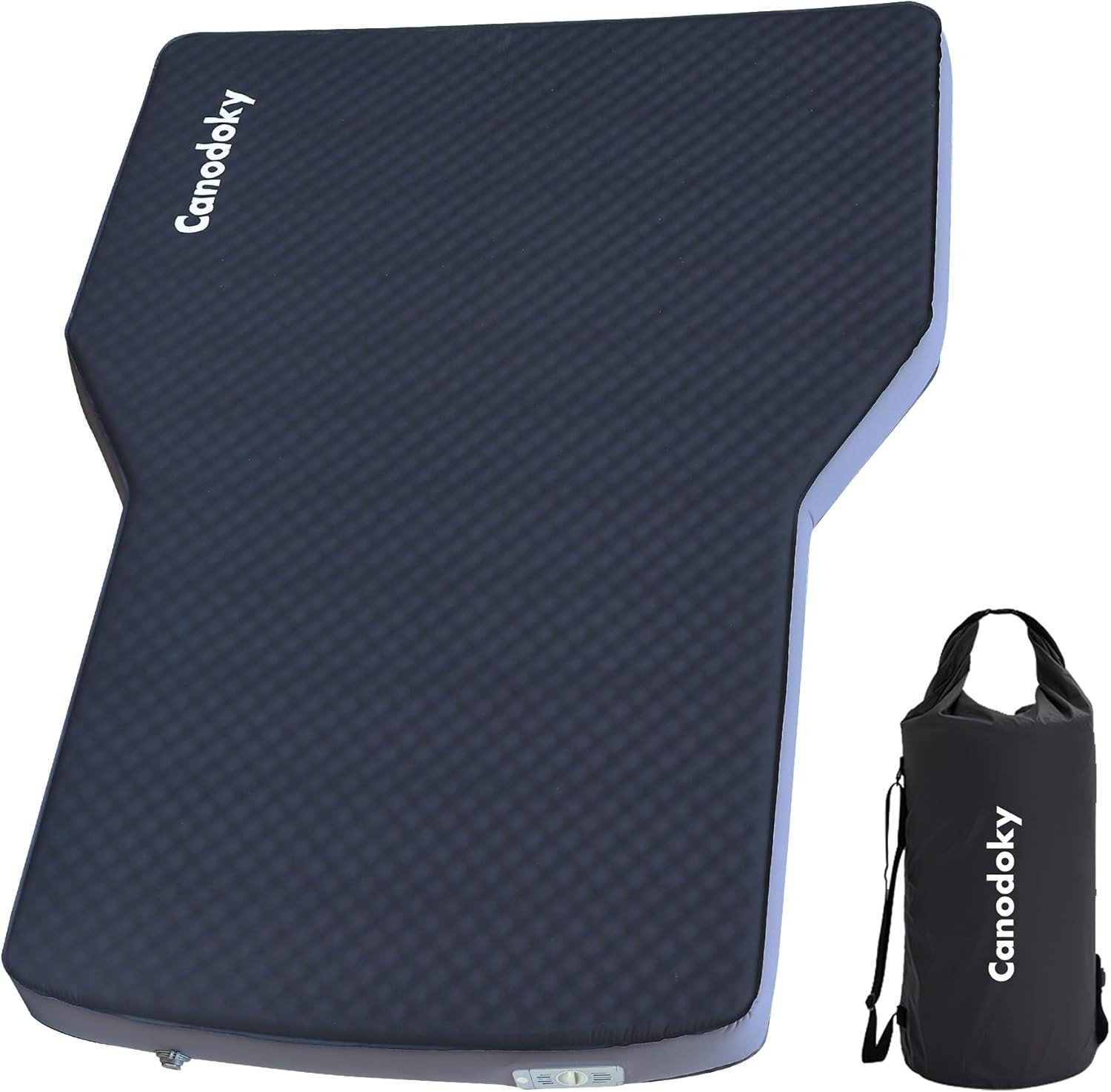 Upgraded Hybrid Foam & Air SUV Mattress with Rechargeable Built-In Pump, Quick I