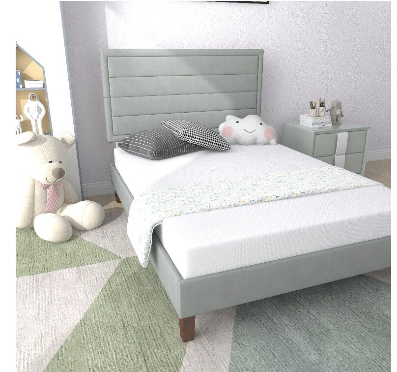 Smiaoer 6 in Twin Mattress Medium Firm Memory Foam Mattress Bed in Box