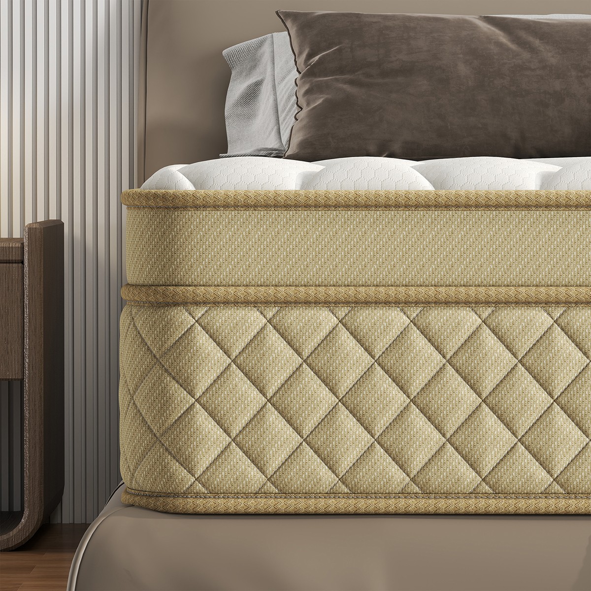 12″/14″ Hybrid Mattress in a Box Gel Memory Foam Spring Twin Full Queen King Bed