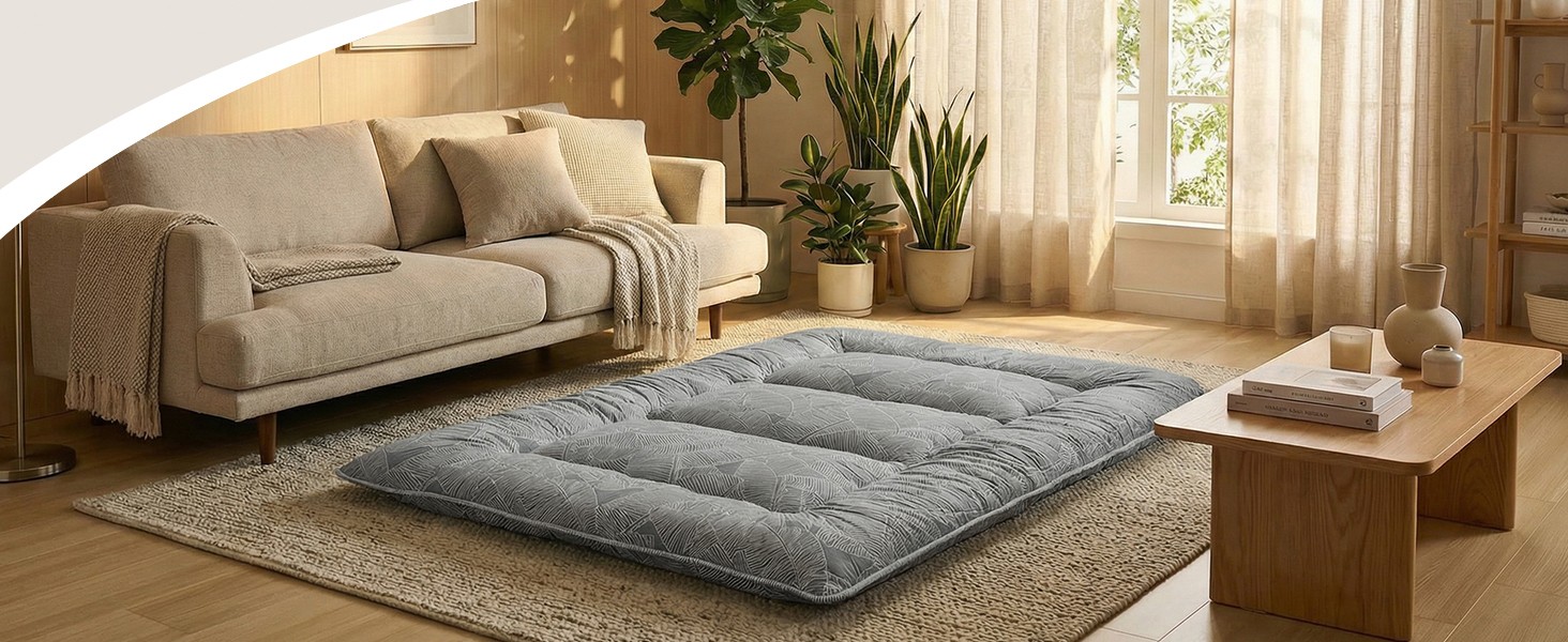 2.5″ Japanese Floor Mattr, Foldable Floor Mattr with
