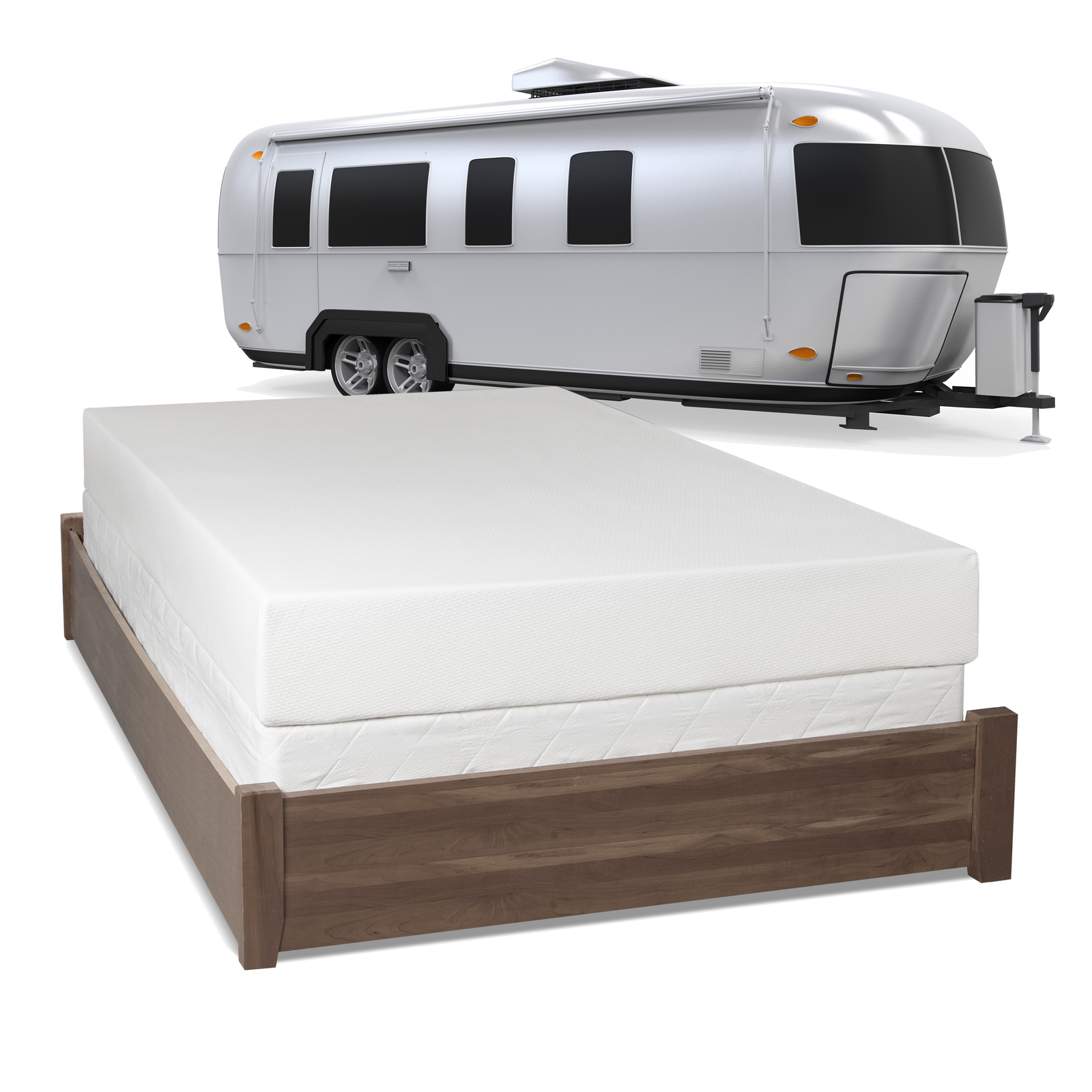 Serenia Sleep 8″ Cushion Firm Memory Foam RV Mattress, Made in USA