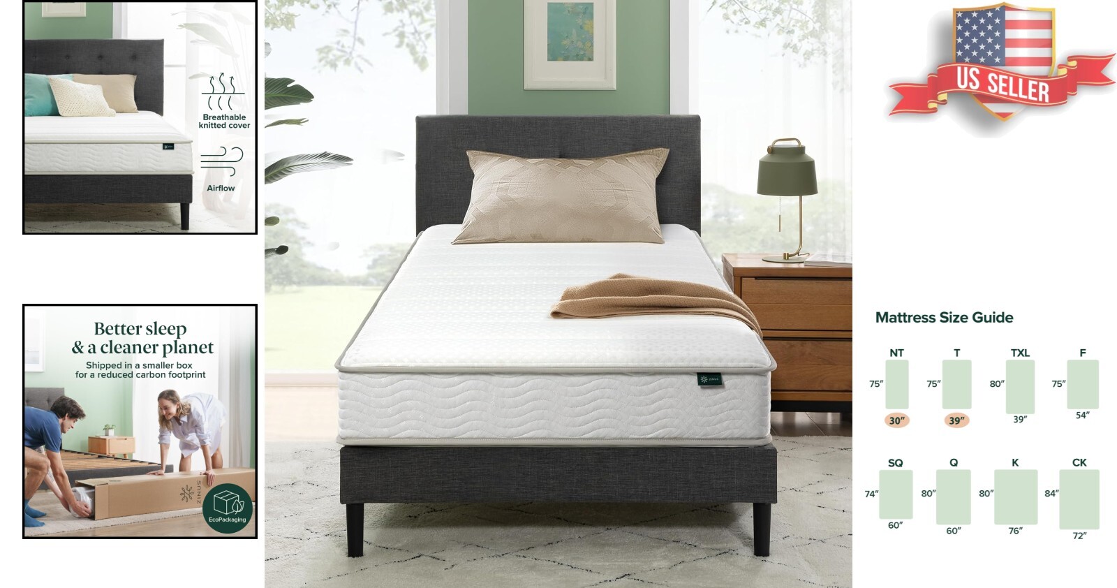 Medium Firm Twin XL Mattress in A Box – Safe, Comfortable Sleep Solution
