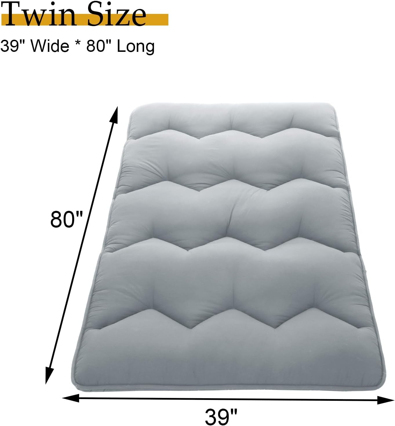 Japanese Futon Mattress Twin/Full/Queen Foldable Japanese Futon Floor Mattress