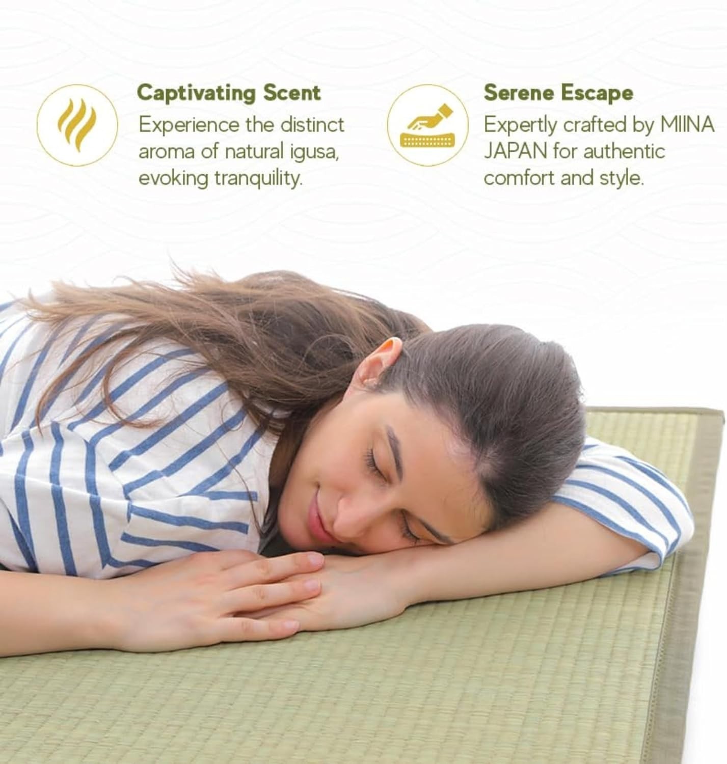 Japanese Traditional Tatami Mattress, Igusa Rush G