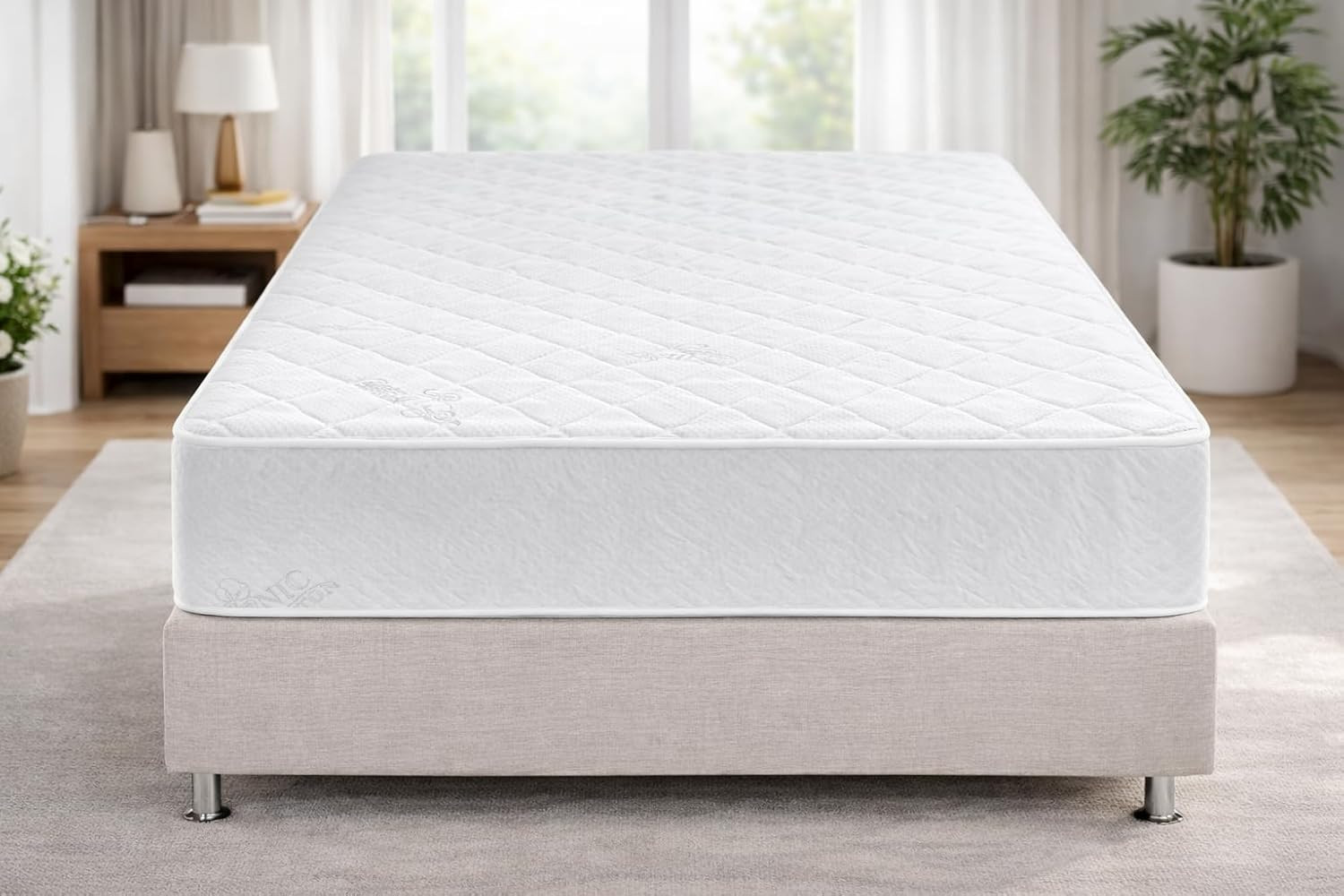 Twin Size Mattress – 10 Inch Cool Memory Foam & Spring Hybrid Mattress