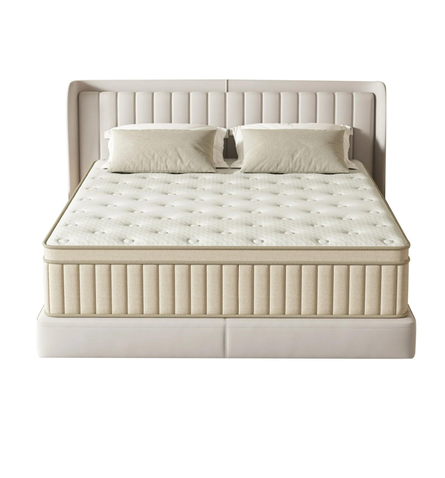 12″ Colchones KING Size De Espuma 12 Pulgadas Memory Foam Bed Hybrid Mattress