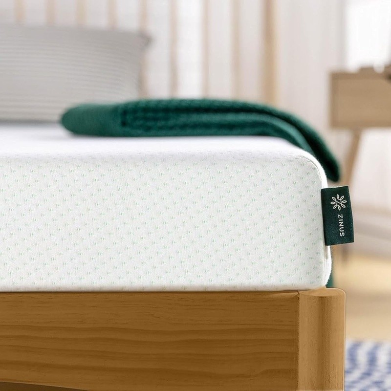 Memory Foam Mattress Medium Firm Narrow Twin Smooth Top 5 Inch 2 Layer Comfort
