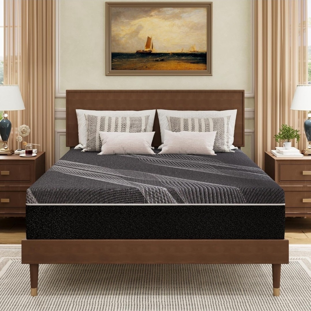 Queen Size Mattress, 10 Inch Gel Memory Foam, Cooling & Back Pain Relief, Certip