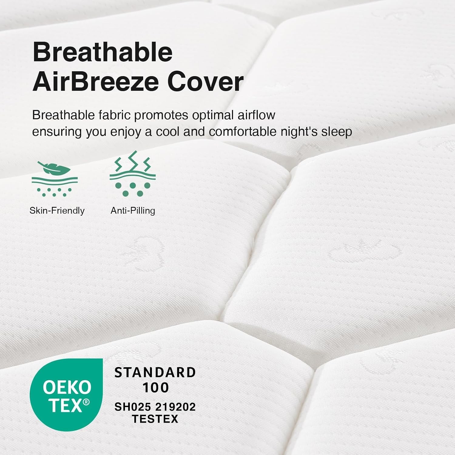 Novill 8 Inch Foam & Spring Hybrid, Eco-Friendly Packaging