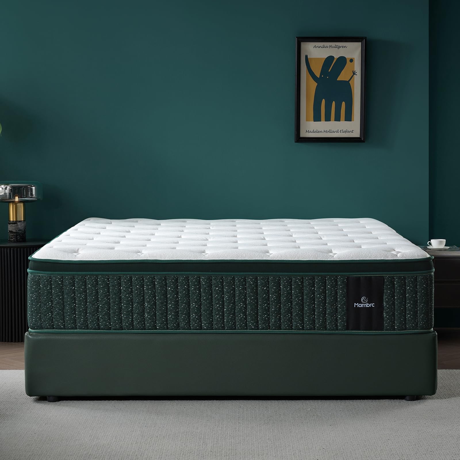 14″ Queen Hybrid Mattress – Medium Firm, Cooling Gel Memory Foam, Zoned Coils