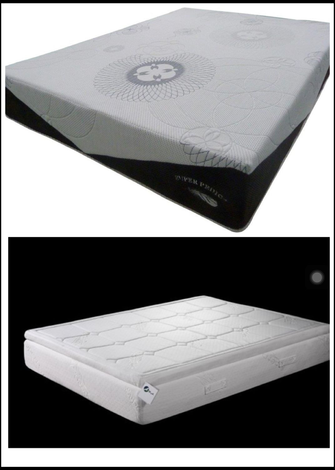 Affordable Luxury Super Pedic High Quality Gel Memory Foam Mattress