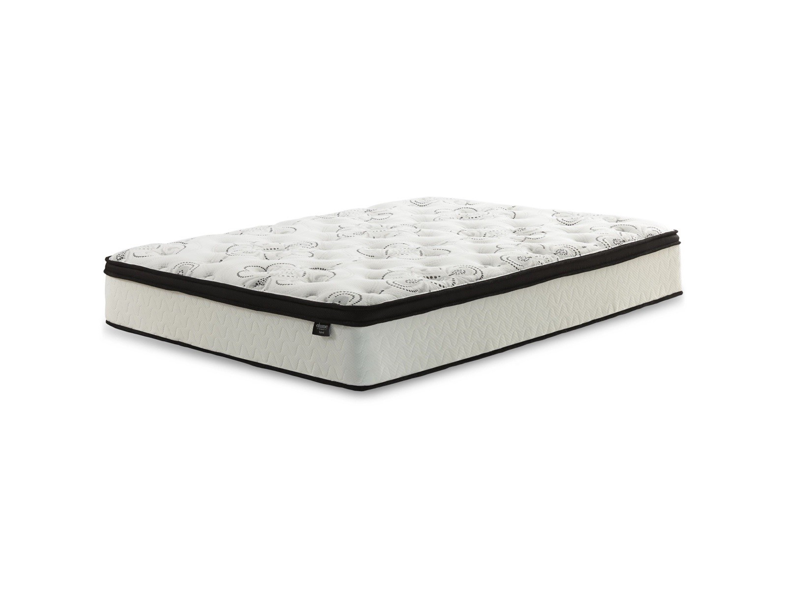 Socalle Twin Platform Bed with Chime 12 Inch Plush Hybrid Twin Mattress