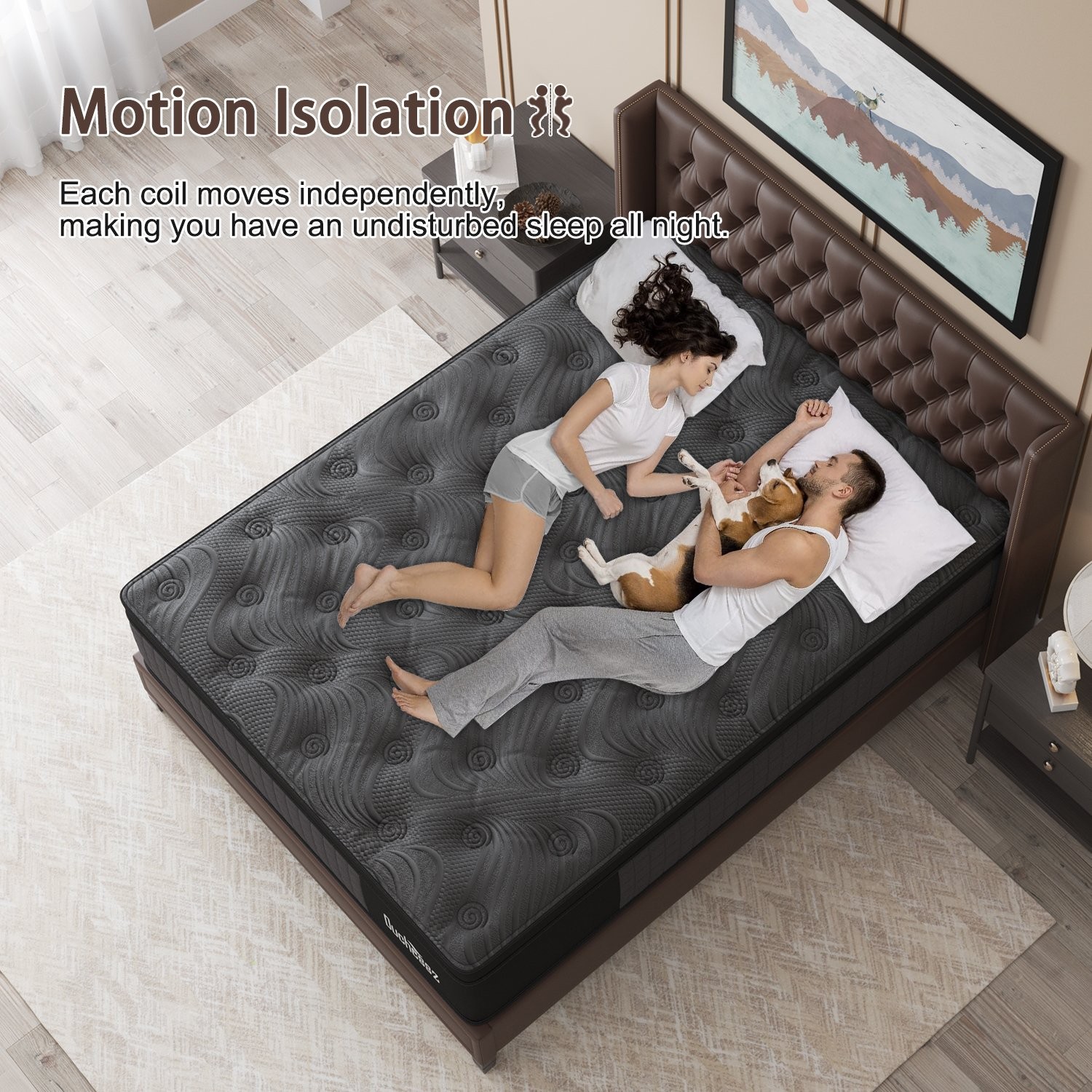 10″12″14″ Twin Full Queen King Size Mattress in a Box Hybrid Spring Memory Foam