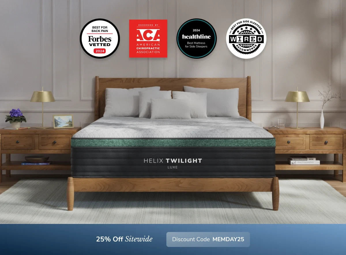Helix Twilight LUXE KING Mattress | Sanitized & Recompacted | Free Delivery