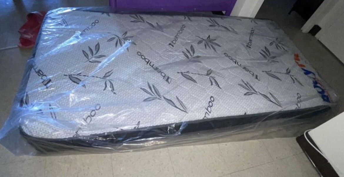 Mattress TWIN XL BAMBOO MATTRESS 8inch Fits 2 Ppl Measure PickUp Once Money Hits