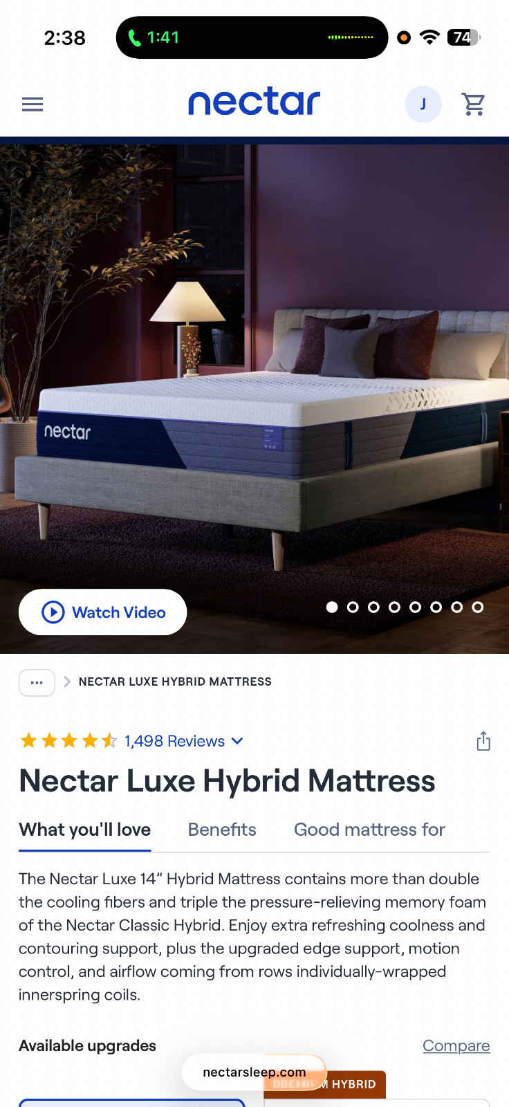 nectar premier hybrid king mattress