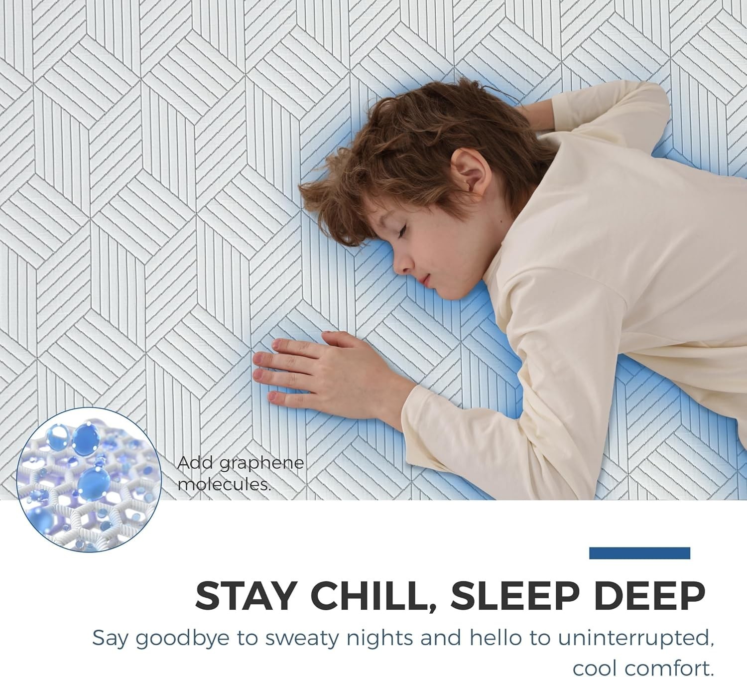 Twin Mattress Memory Foam 6 Inch Gel Cool Sleep CertiPUR-US Safe Back Pain Re…