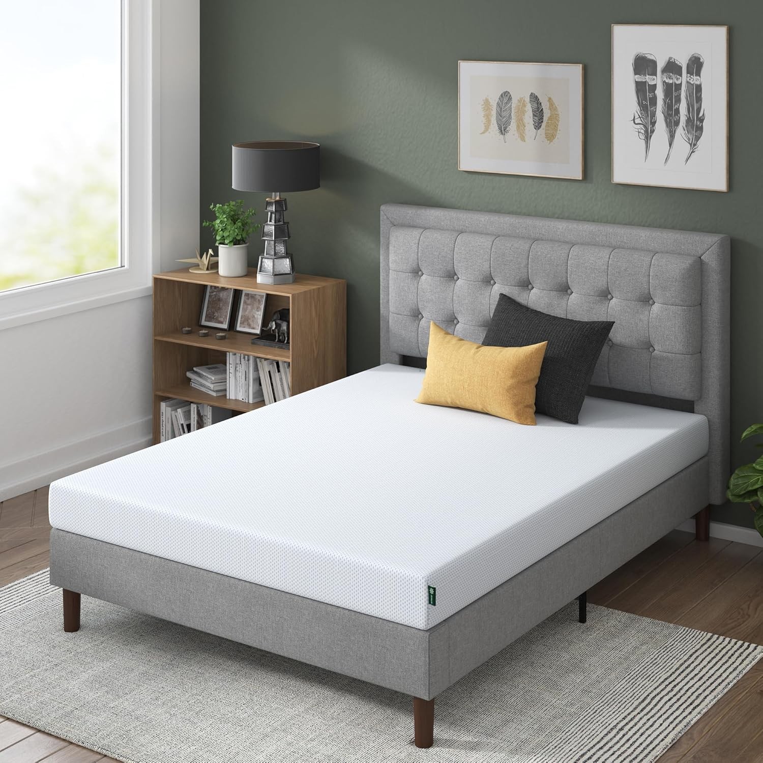 Green Tea Cooling Memory Foam Mattress [New Version], Fiberglass