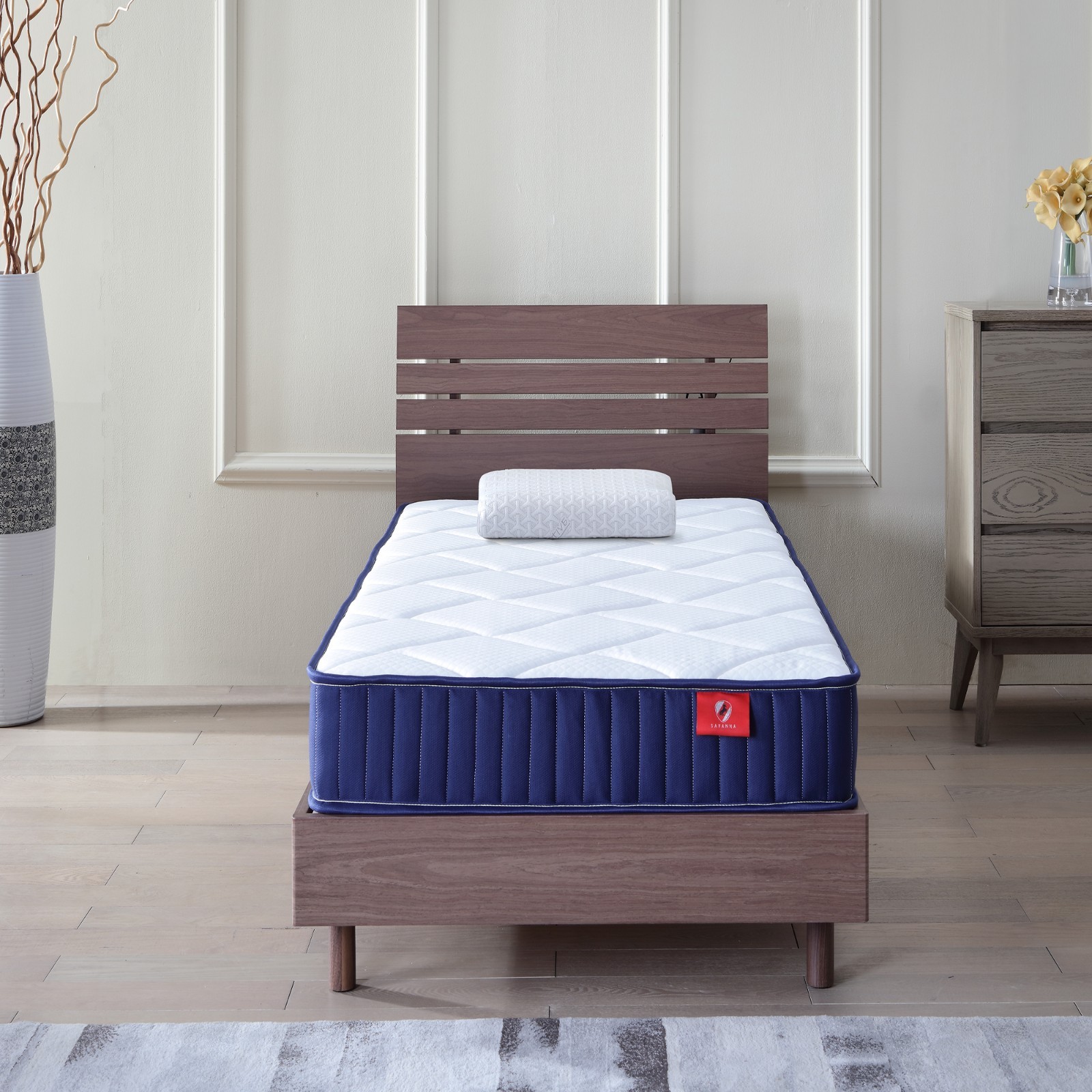 6″ Twin Hybrid Mattress – Motion Isolation, Pressure Relief, Medium Soft
