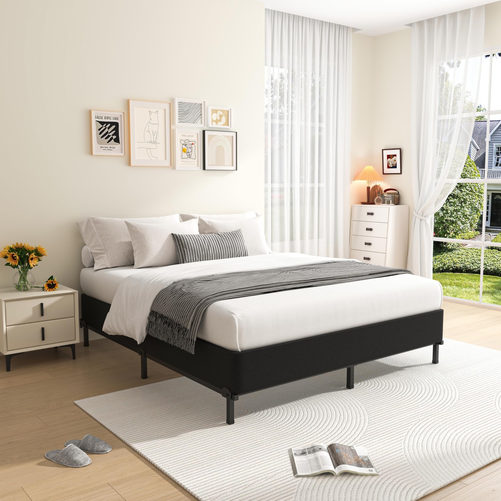 MAF Queen Box Spring 10 Inch High Profile for Queen, 10